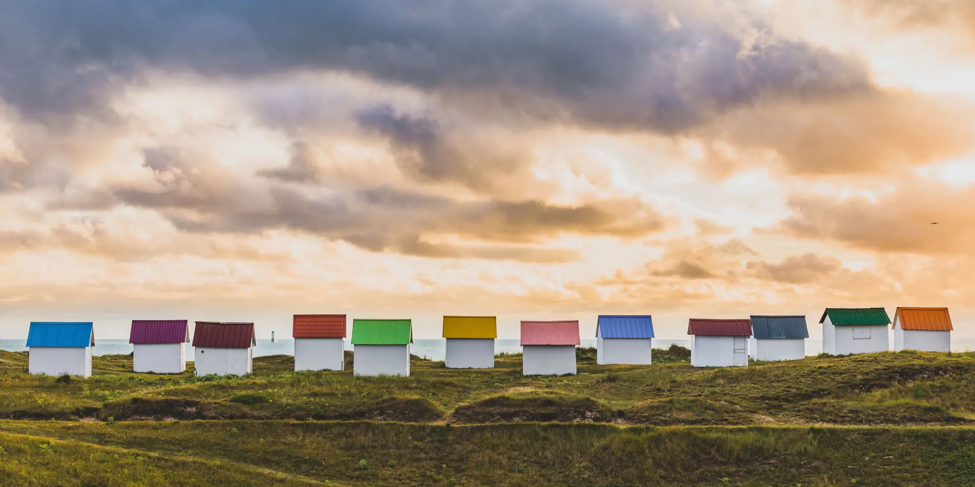 Cabines de Gouville sur Mer