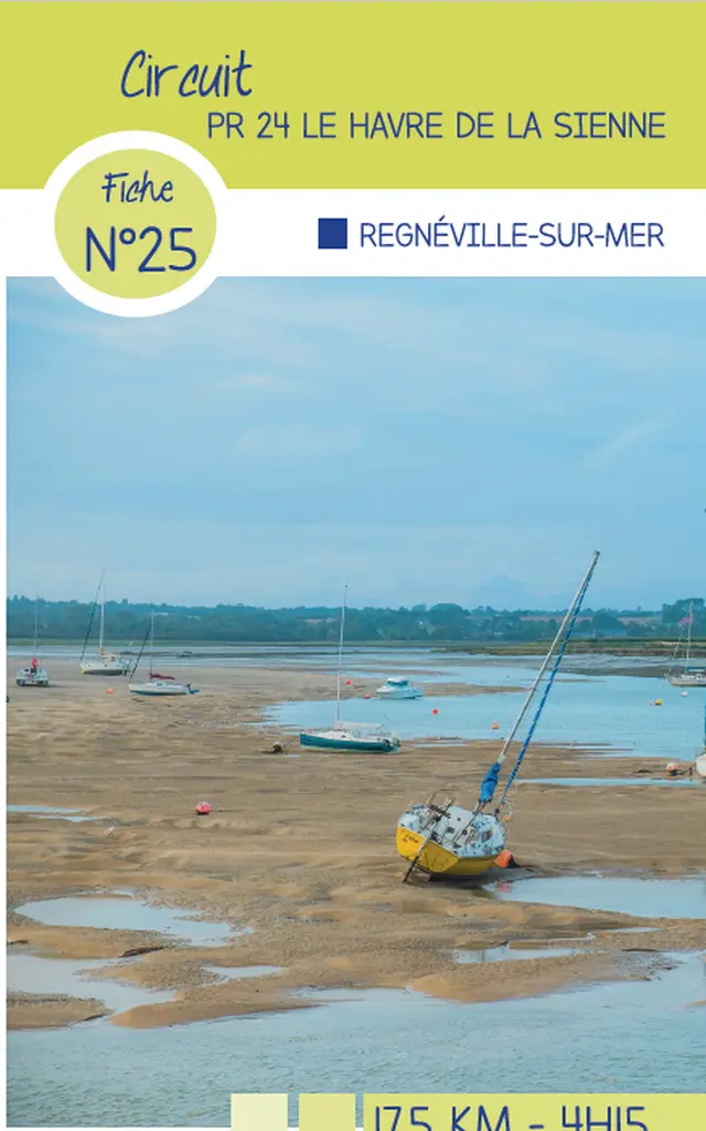 Boat beached on a shore with boats in the background