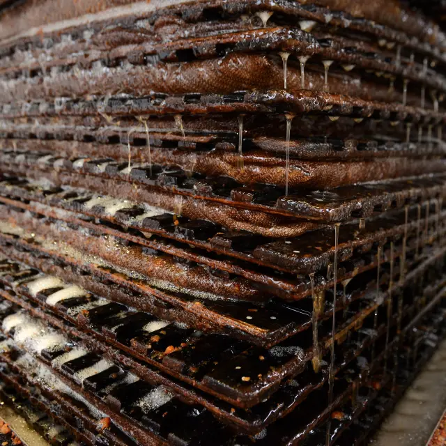 Pressage des pommes pour faire du cidre