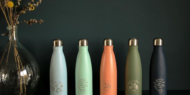 Gourdes Qwetch de la boutique de Coutances Tourisme