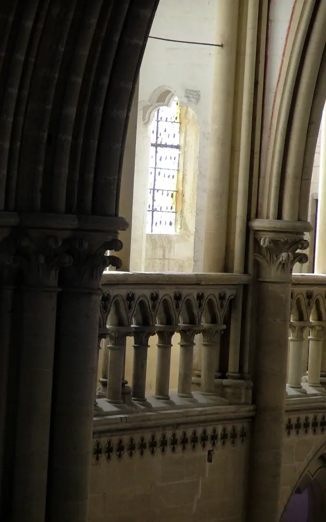 Vue sur les hauteurs de la cathédrale de Coutances
