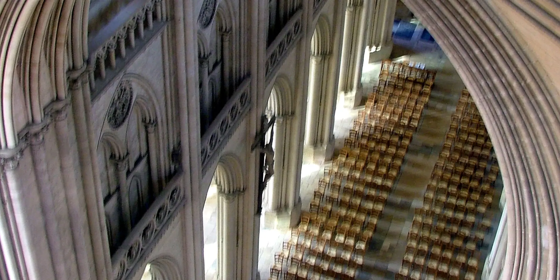 Vue des hauteurs de la cathédrale de Coutances