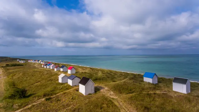 Cabines de Gouville sur Mer