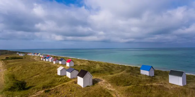 Cabines de Gouville sur Mer