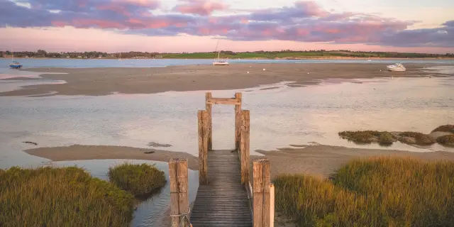 Passerelle de la pointe d'Agon