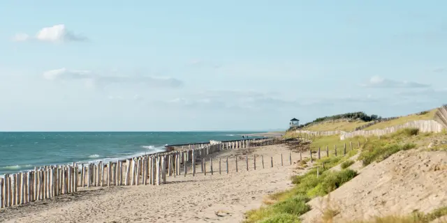 Plage de la poulette à Agon Coutainville