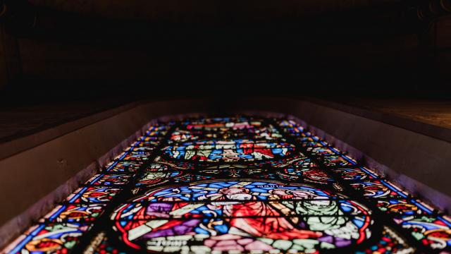 Vitrail de la cathédrale de Coutances