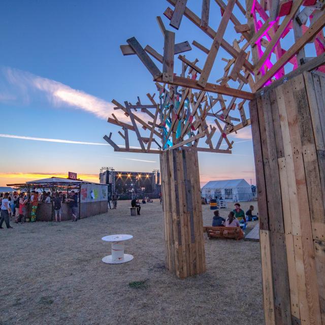 Festival chauffer dans la noirceur