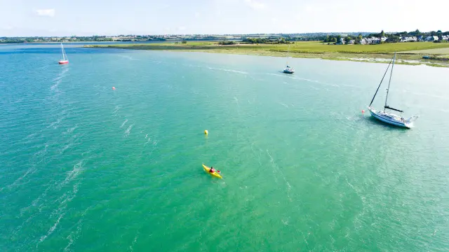 Havre de Regnéville sur Mer, Kayak et bateau