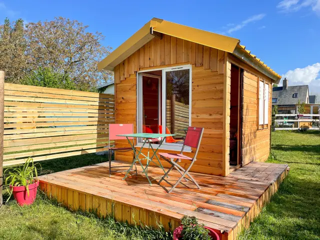 Chambres d'hôtes insolites - les petites cabines à Gouville sur Mer