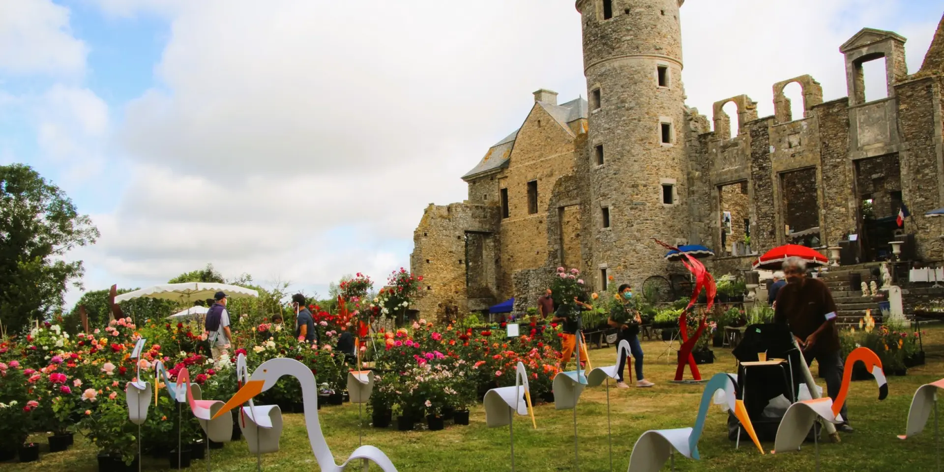 A propos de jardin au château de Gratot