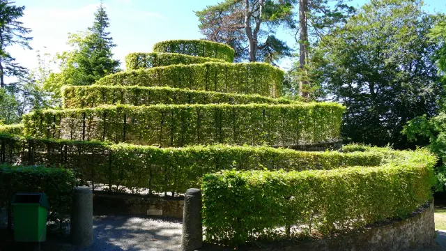 Labyrinthe végétal du jardin des plantes de Coutances