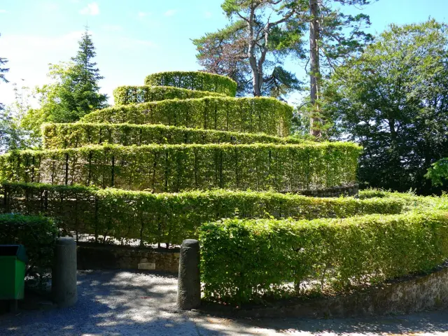 Labyrinthe végétal du jardin des plantes de Coutances