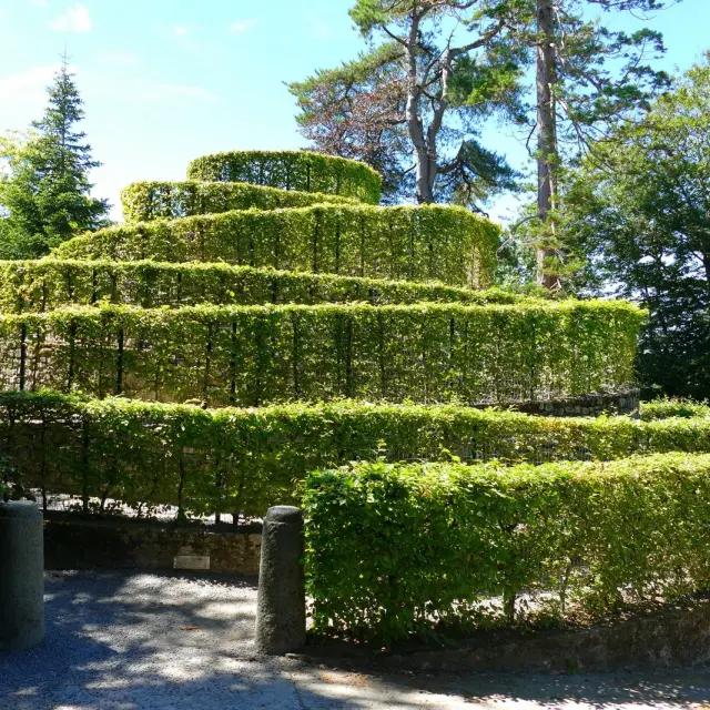 Labyrinthe végétal du jardin des plantes de Coutances