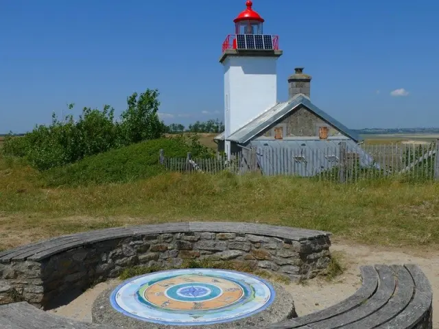 Table d'orientation et phare de la pointe d'Agon