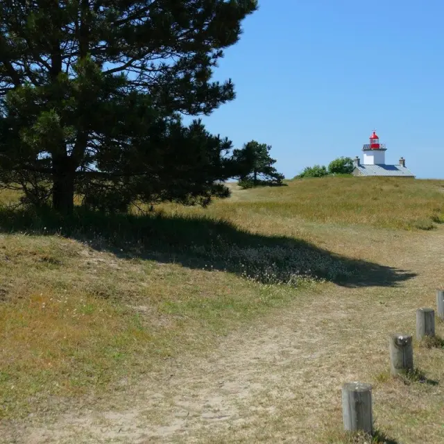 Sentier menant au phare de la pointe d'Agon