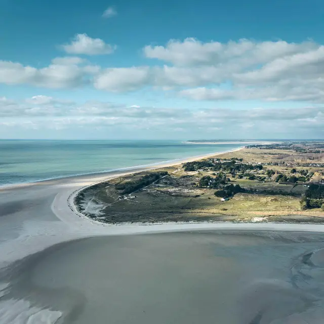 Vue aérienne du Havre de la Vanlée