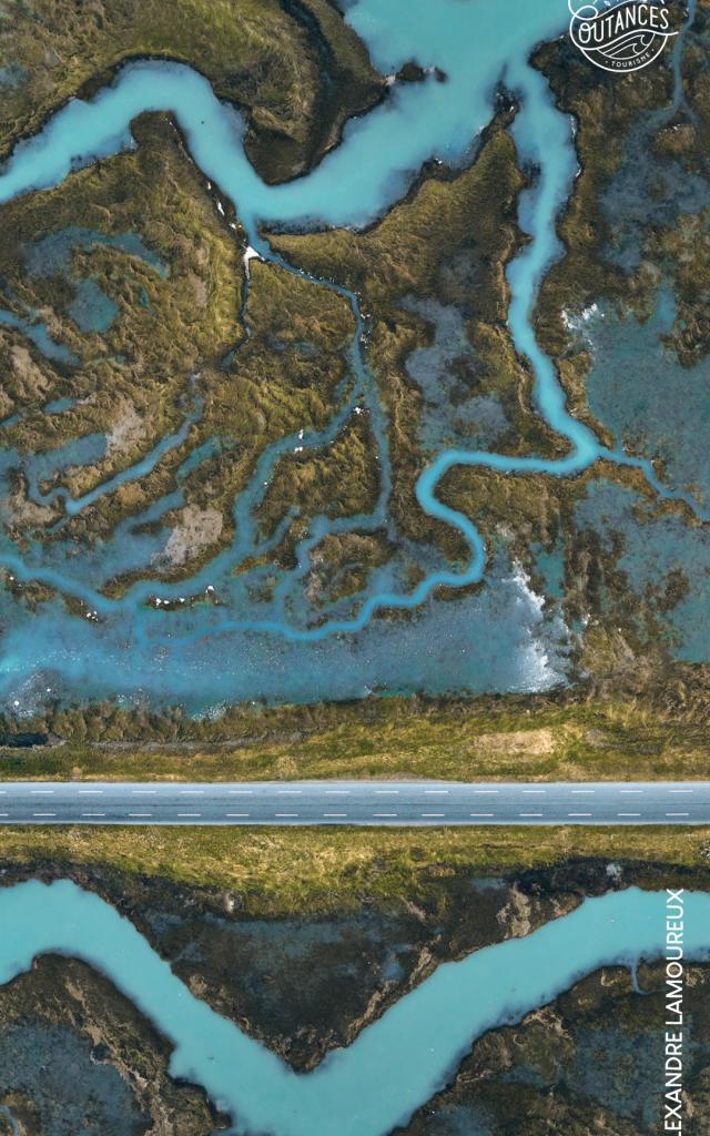 Vue aérienne du havre : fond d'écran