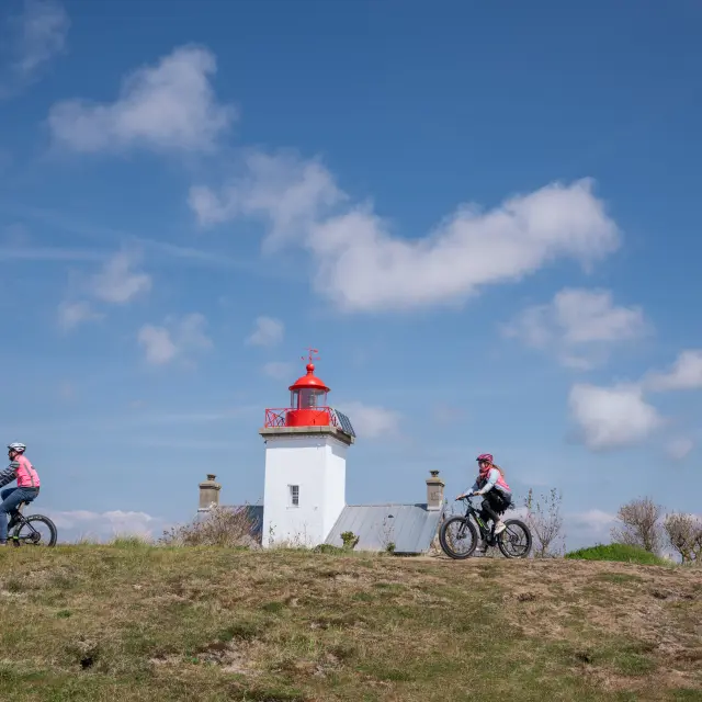 Fat Bike au phare de la pointe d'AGon