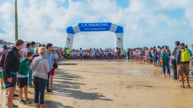 Départ de l'enduro des sables d'Agon Coutainville
