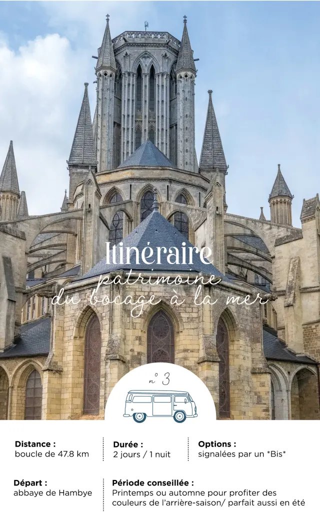 Couverture itinéraire camping-car N°3 de Coutances Tourisme