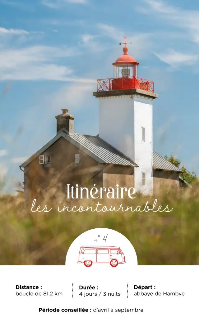 Couverture itinéraire camping-car N°4 de Coutances Tourisme