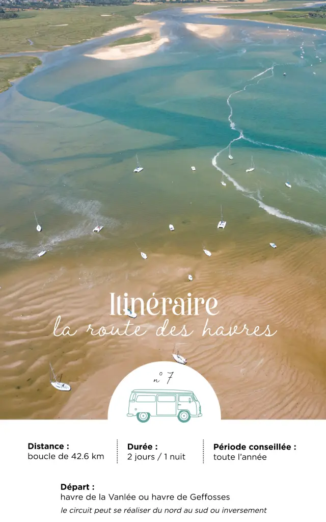 Couverture itinéraire camping-car N°7 de Coutances Tourisme