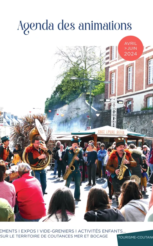 Agenda des animations printemps 2024 de Coutances Tourisme