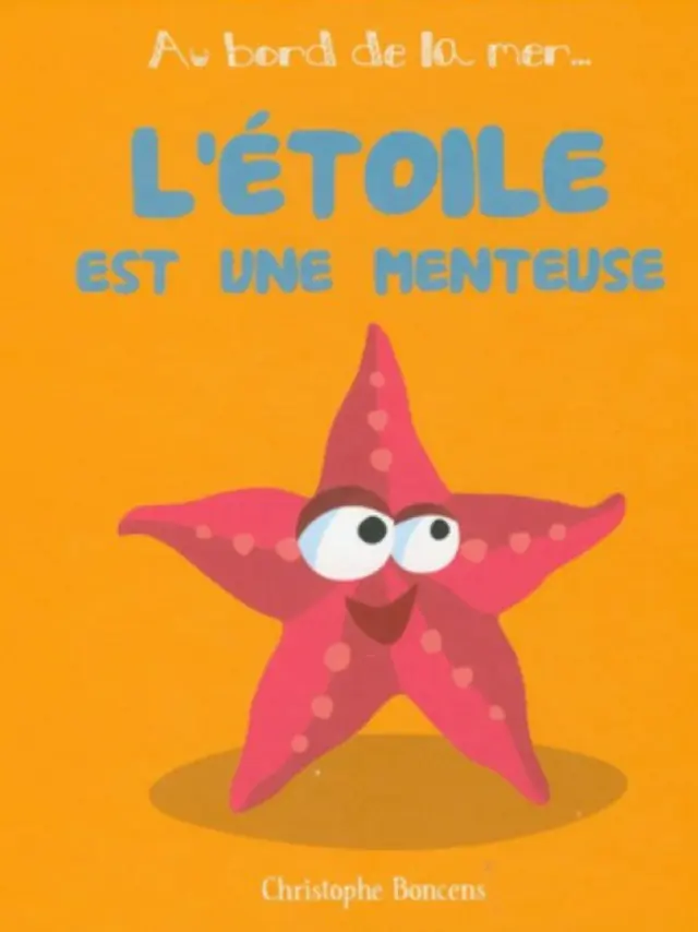 Une étoile de mer rose avec de grands yeux : livre