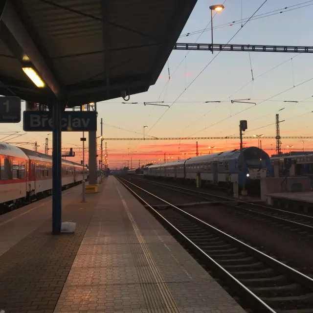 Train en gare