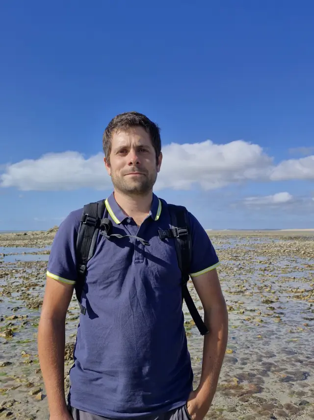 Maxime Spagnol, médiateur de l'estran