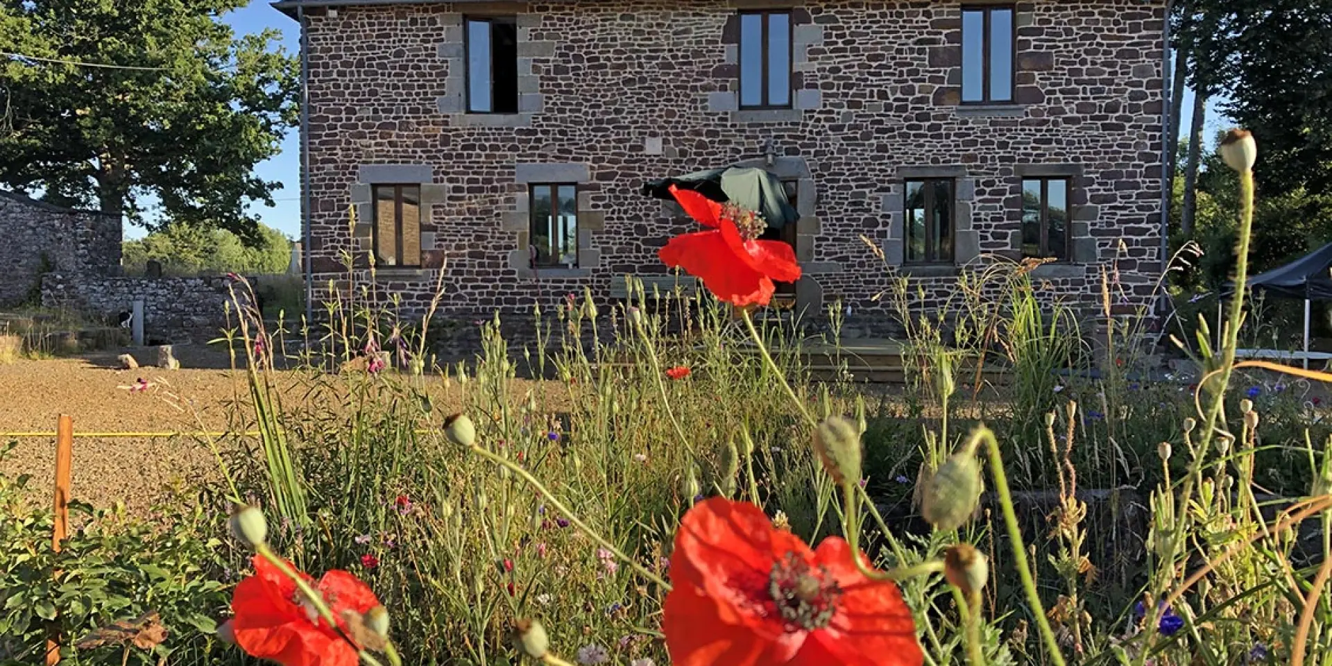 La foulerie - Cour avec Vue