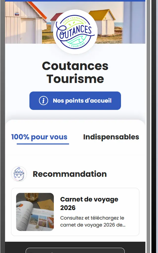 Capture d’écran d'un roadbook