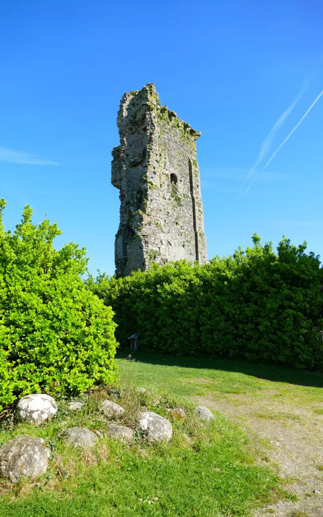 Tour du château de Regnéville sur Mer