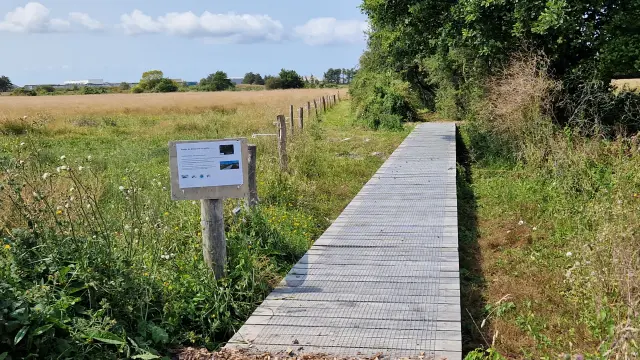 Chemin au Polder Blainville Sur Mer