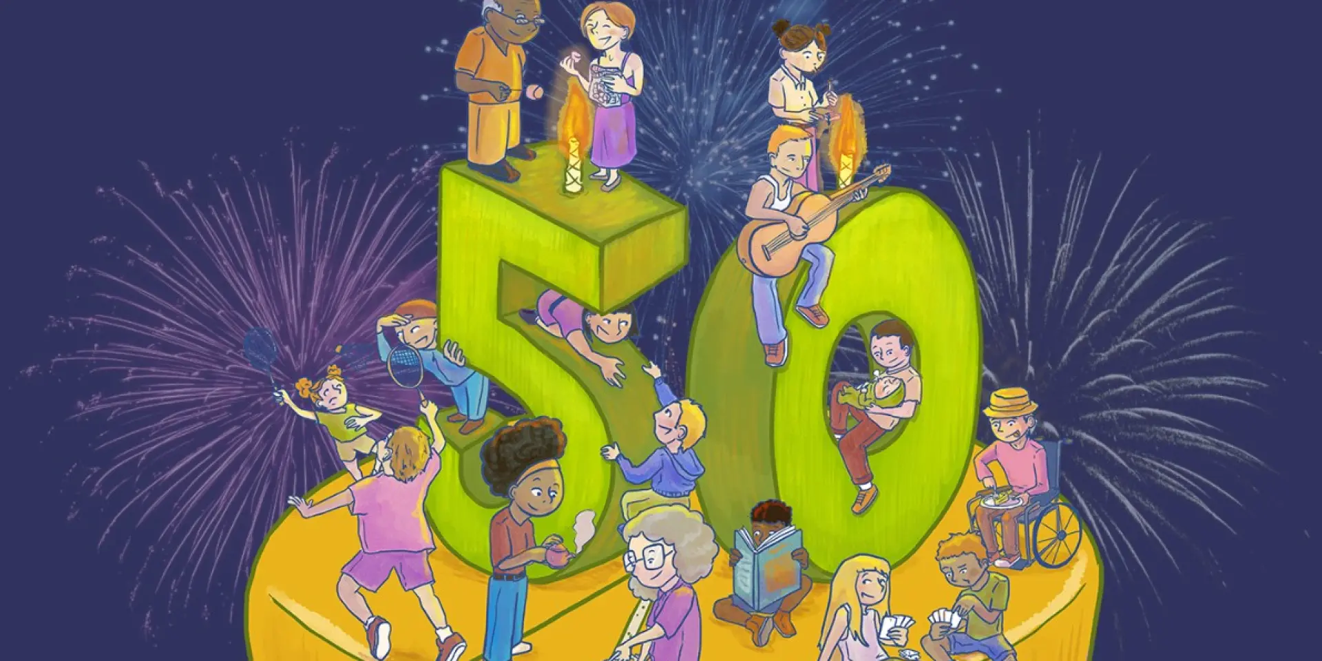 Affiche 50 Ans Unelles